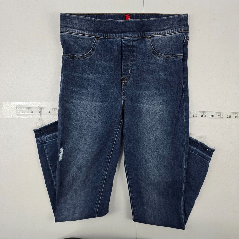 Spanx jeans jeggings‎ blue skinny slim jeans medium 5393